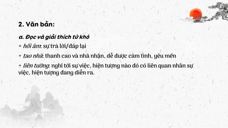 Vẻ đẹp của bài thơ Cảnh khuya