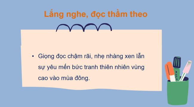 PowerPoint Tiếng Việt 2 Bài 4: Đọc Mùa đông ở vùng cao