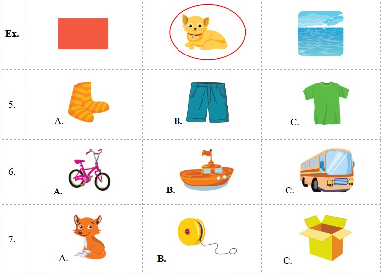 Đề thi giữa kì 2 tiếng Anh lớp 2 iLearn Smart Start số 1