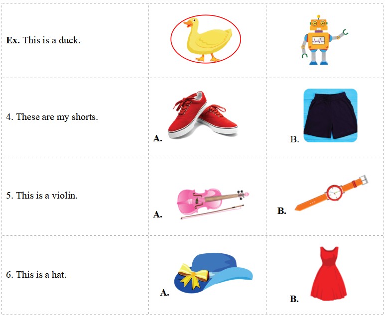 Đề thi giữa kì 2 tiếng Anh lớp 2 iLearn Smart Start số 1