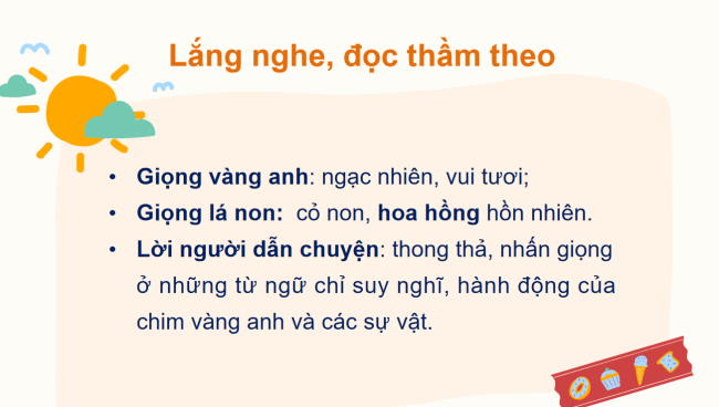 PowerPoint Tiếng Việt 2 Bài 1: Đọc Chuyện của vàng anh