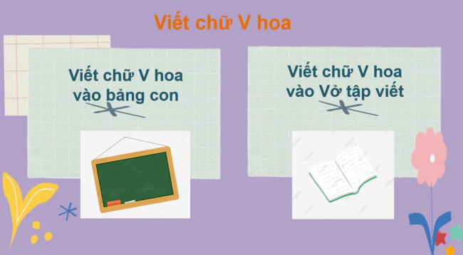 PowerPoint Tiếng Việt 2 Bài 3: Viết chữ hoa V