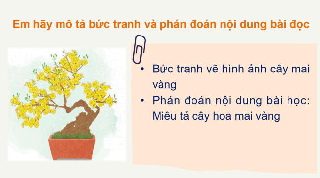 PowerPoint Tiếng Việt 2 Bài 4: Đọc Hoa mai vàng