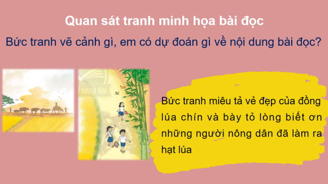 PowerPoint Tiếng Việt 2 Bài 3: Đọc Mùa lúa chín