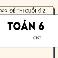 Đề thi học kì 2 Toán 6 Chân trời sáng tạo theo CV 7991 - đề 1