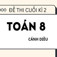 Ma trận Đề thi Học kì 2 Toán 8 theo CV 7991 sách Cánh diều 