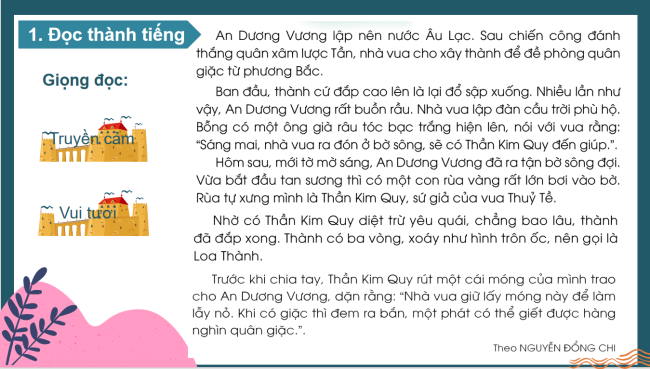 PowerPoint Tiếng Việt 3 Bài 11: Sự tích thành Cổ Loa