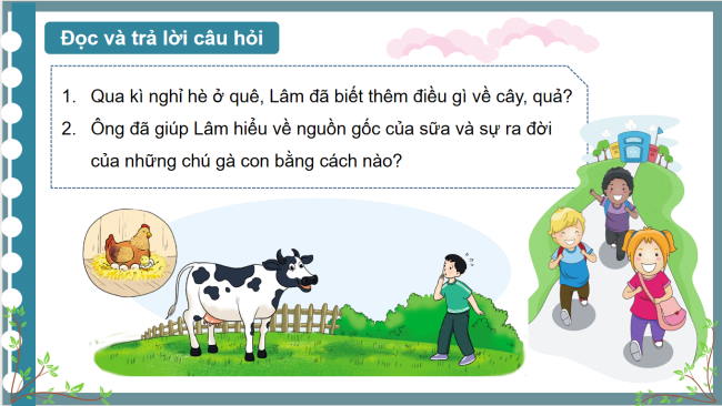 PowerPoint Tiếng Việt 3 Bài 12: Trao đổi Kì nghỉ thú vị