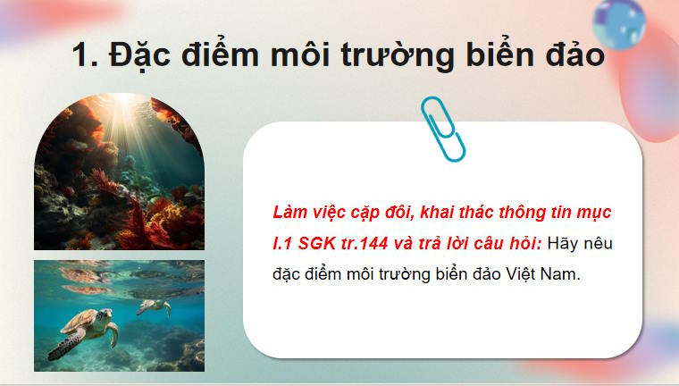  Môi trường và tài nguyên biển đảo Việt Nam