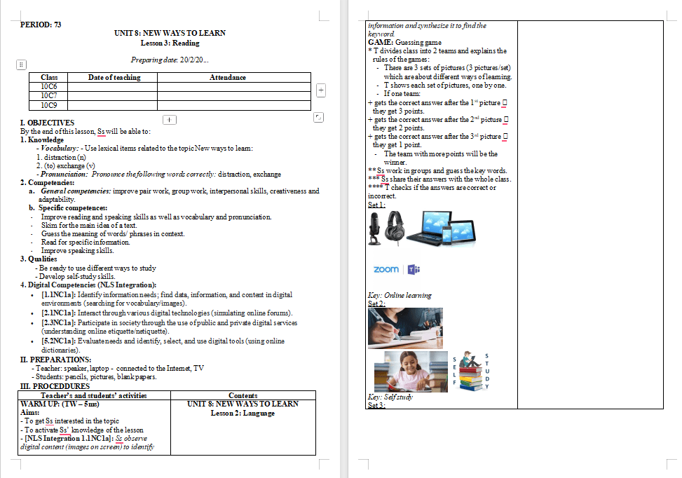 Tiếng Anh 10 Unit 8: Reading