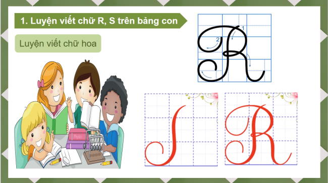 PowerPoint Tiếng Việt 3 Bài 13: Ôn chữ viết hoa R, S