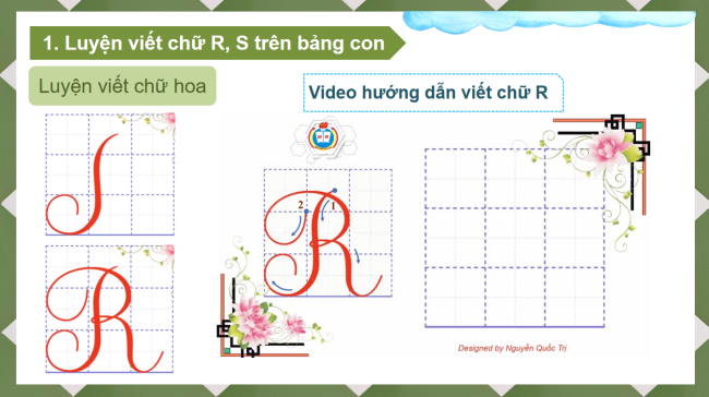 PowerPoint Tiếng Việt 3 Bài 13: Ôn chữ viết hoa R, S