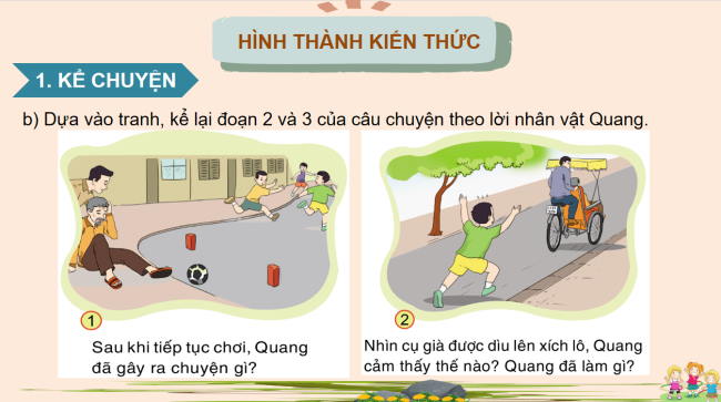 PowerPoint Tiếng Việt 3 Bài 13: Kể chuyện Trận bóng trên đường phố