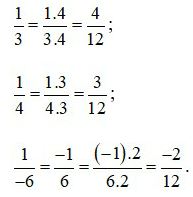 Lý thuyết Toán 6 bài 24: So sánh phân số. Hỗn số dương