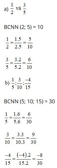 Bài tập So sánh phân số. Hỗn số dương