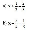 Lý thuyết Toán 6 bài 25: Phép cộng và phép trừ phân số