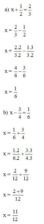 Lý thuyết Toán 6 bài 25: Phép cộng và phép trừ phân số