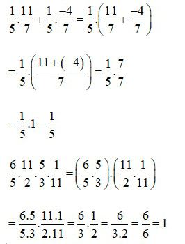 Lý thuyết Toán 6 bài 26: Phép nhân và phép chia phân số