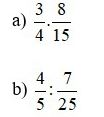 Lý thuyết Toán 6 bài 26: Phép nhân và phép chia phân số