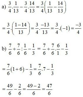 Lý thuyết Toán 6 bài 26: Phép nhân và phép chia phân số