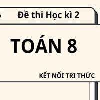 Ma trận đề thi Học kì 2 Toán 8 Kết nối tri thức theo CV 7991