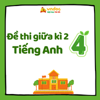 Đề thi giữa kì 2 tiếng Anh 4 i Learn Smart Start - Đề số 1