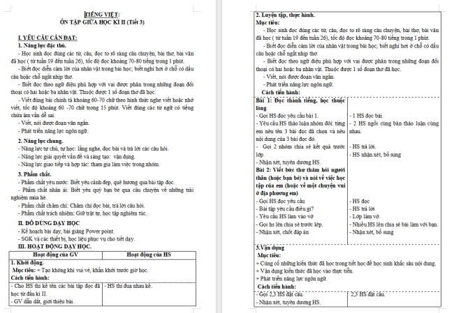 PowerPoint Tiếng Việt 3 Bài 15: Ôn tập giữa học kì II (Tiết 3)