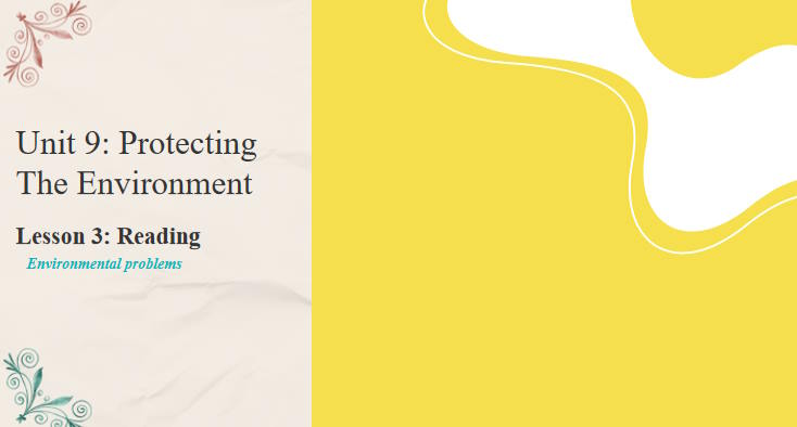 Giáo án Tiếng Anh 10 Unit 9: Reading