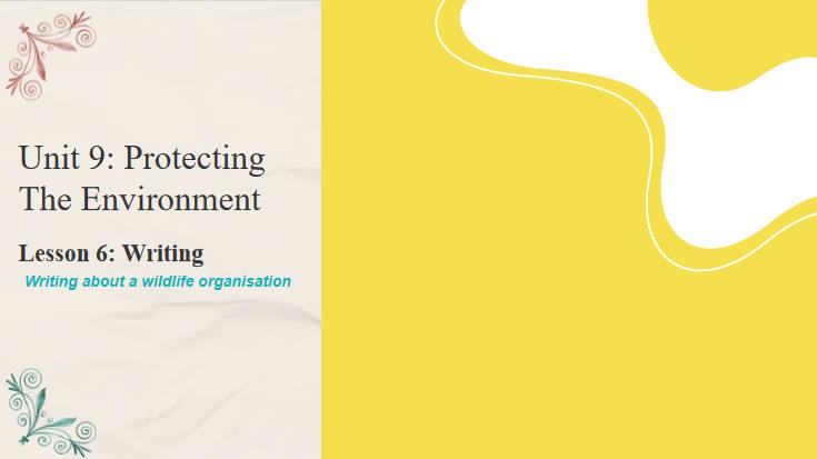 Giáo án Tiếng Anh 10 Unit 9: Writing