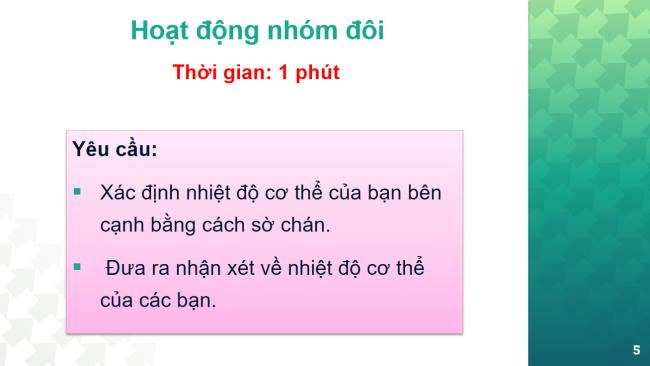 PowerPoint Khoa học tự nhiên 6 Bài 7: Thang nhiệt độ Celsius. Đo nhiệt độ