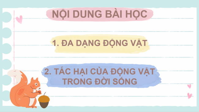 PowerPoint Khoa học tự nhiên 6 Bài 31: Động vật