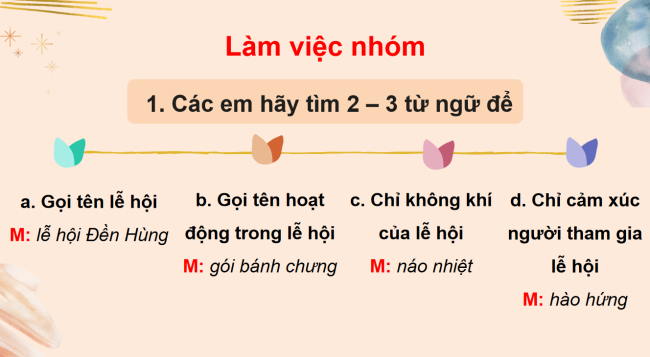 PowerPoint Tiếng Việt 3 Bài 1: Mở rộng vốn từ Lễ hội