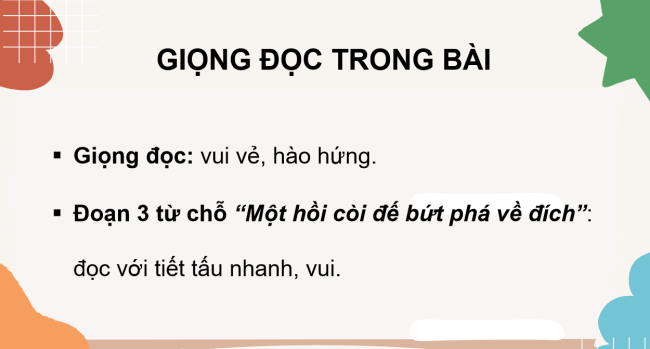 PowerPoint Tiếng Việt 3 Bài 2: Đua ghe ngo