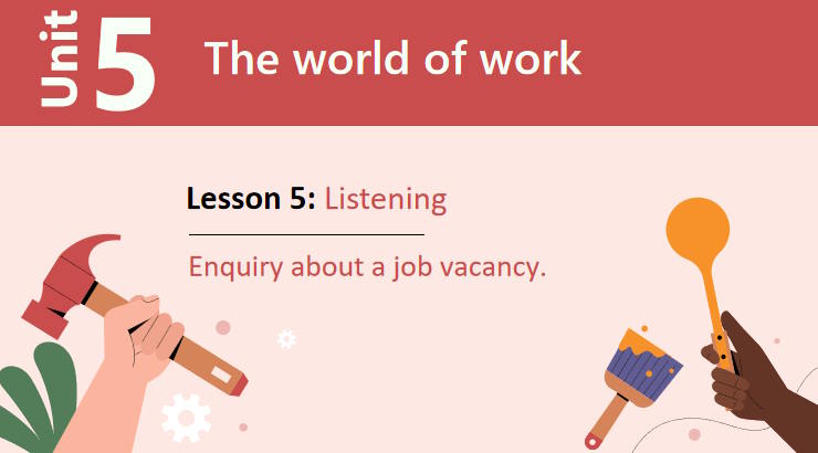 Giáo án Tiếng Anh 12 Unit 5: Listening