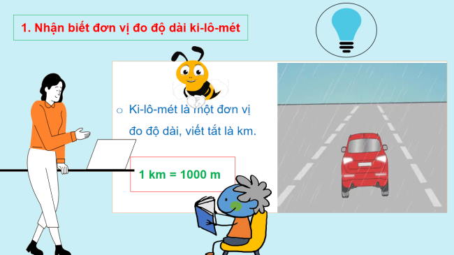 PowerPoint Toán 2: Ki-lô-mét
