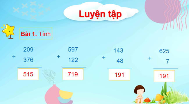 PowerPoint Toán 2: Luyện tập trang 70