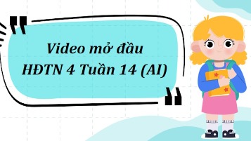 Video mở đầu Hoạt động trải nghiệm 4 Tuần 14 (AI)