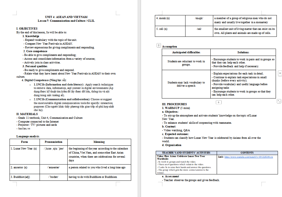 Giáo án PowerPoint Tiếng Anh 11 Unit 4: Communication and Culture