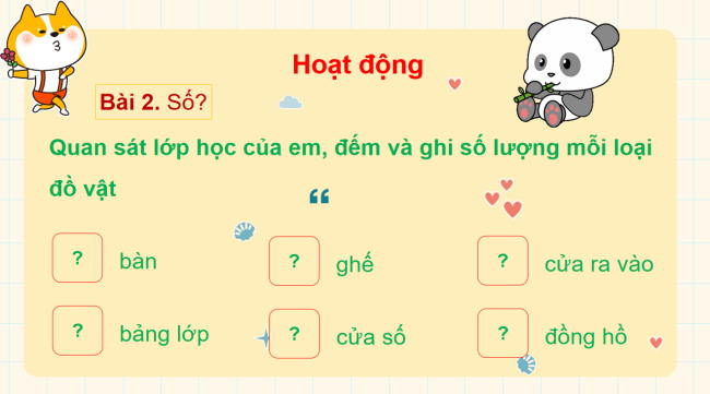 PowerPoint Toán 2 Bài 67: Thực hành và trải nghiệm thu thập, phân loại, kiểm đếm số liệu
