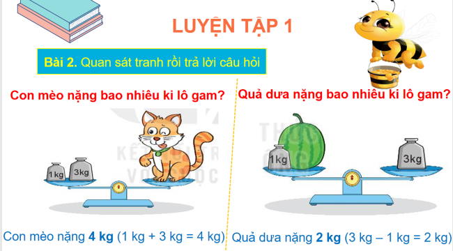 PowerPoint Toán 2 Bài 73: Ôn tập đo lường