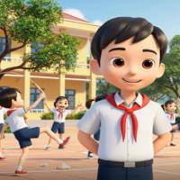 Video mở đầu Mĩ thuật 4 Chủ đề 6: Mái trường yêu dấu (AI)