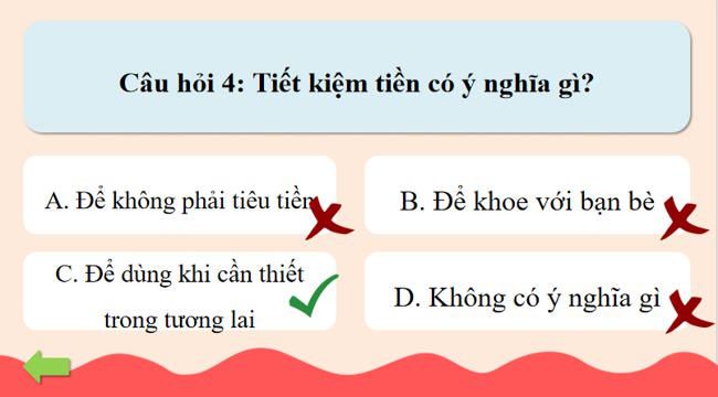 Trò chơi khởi động Giáo dục công dân 7 Bài 8
