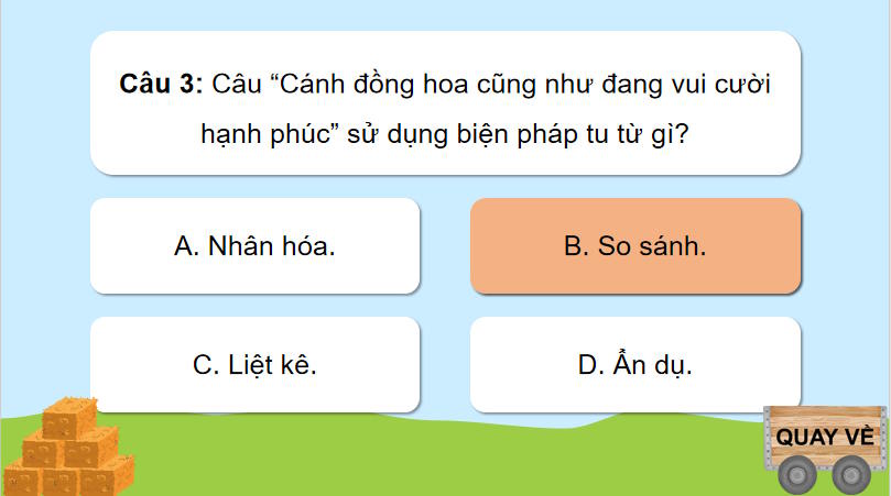 Trò chơi khởi động GDCD 8 Bài 10