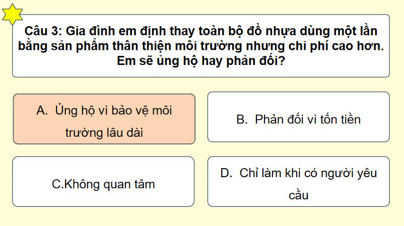 Trò chơi khởi động GDCD 8 Bài 5