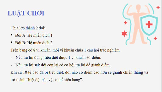 Trò chơi khởi động GDCD 8 Bài 7