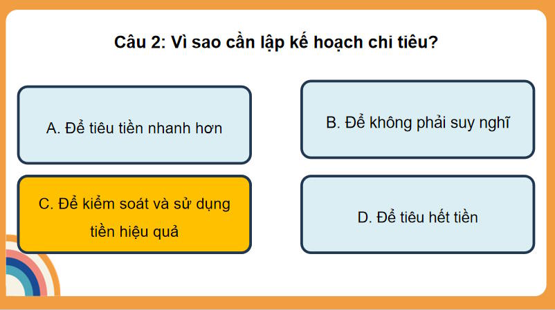 Trò chơi khởi động GDCD 8 Bài 8