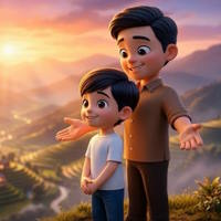 Video mở đầu Ngữ văn 7 Bài 8: Nói với con (AI)