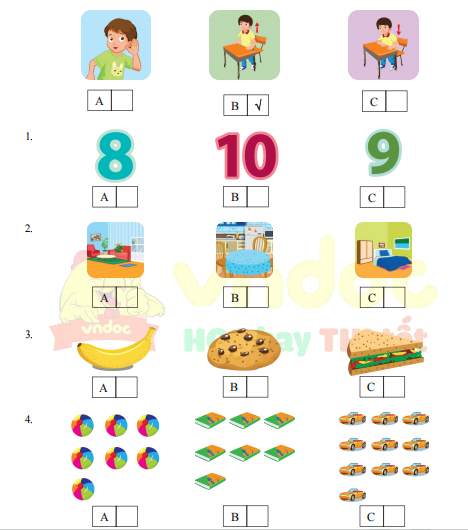 Đề thi tiếng Anh lớp 1 học kì 2 Smart Start số 6 minh họa 2