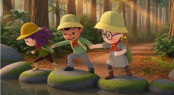 video mo dau tieng viet 3 bai 24 cung bac qua suoi 3*911072