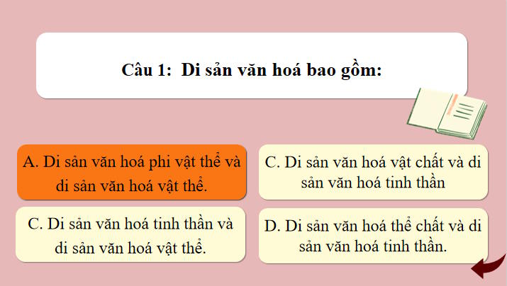 Trò chơi khởi động Giáo dục công dân 7 Bài 5